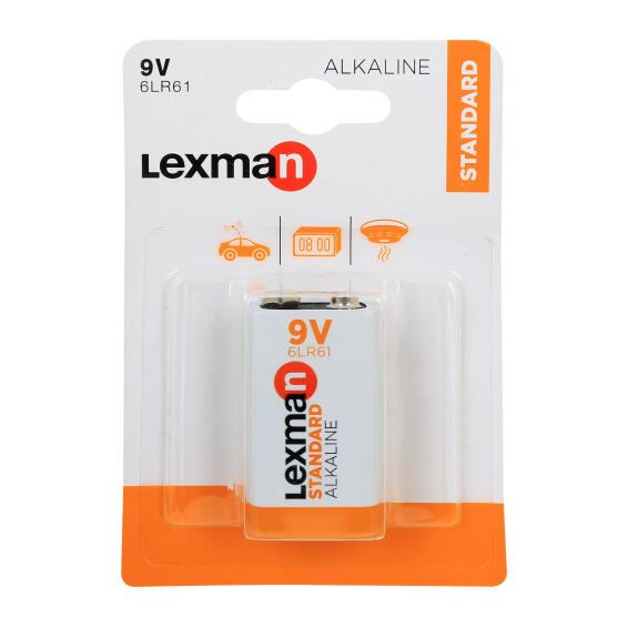Battery 6LR61 LEXMAN alkaline 9V