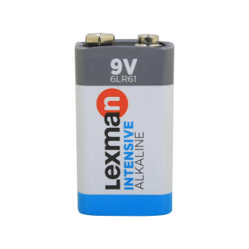 Battery 6LR61 LEXMAN alkaline 9V 2 pack