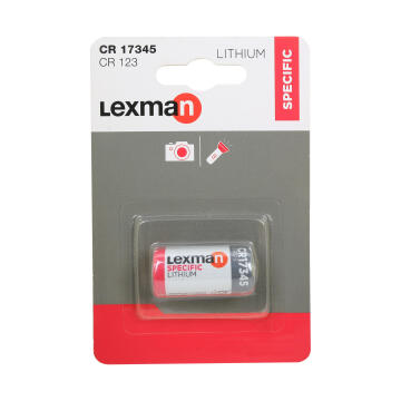 Battery CR123 LEXMAN lithium