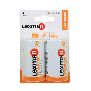 Battery LR20 LEXMAN 2 pack
