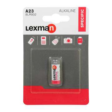 Battery A23 LEXMAN alkaline V23GA