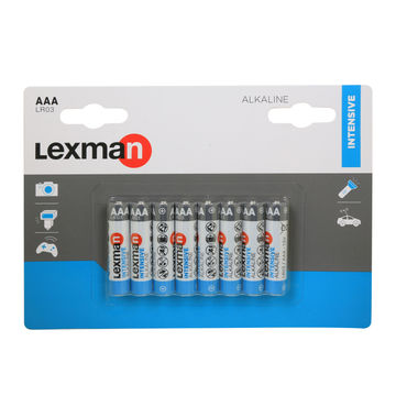 Battery AAA LEXMAN LR03 alkaline 8 pack