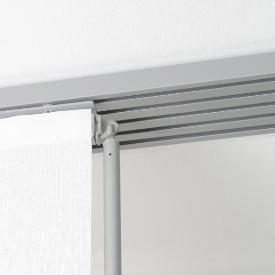 Japanese Blinds 5 Way Panel Rail Grey 200cm