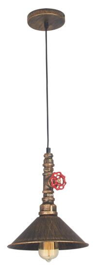 pendant light black and gold