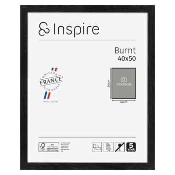 Inspire frame burnt black 40x50cm