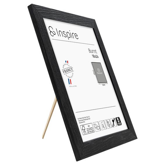 Inspire frame burnt black 18x24cm