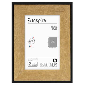 Inspire industriel frame oak 10x15cm
