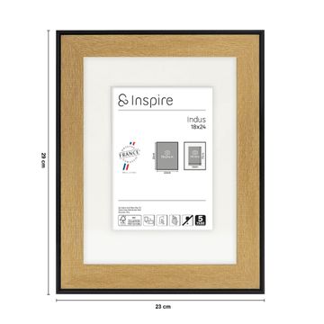 Inspire industriel frame oak 18x24cm