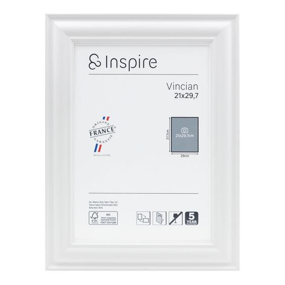 Inspire vincian frame white 21x29.7cm