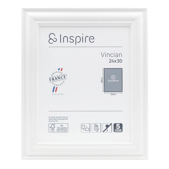 Inspire vincian frame white 24x30cm