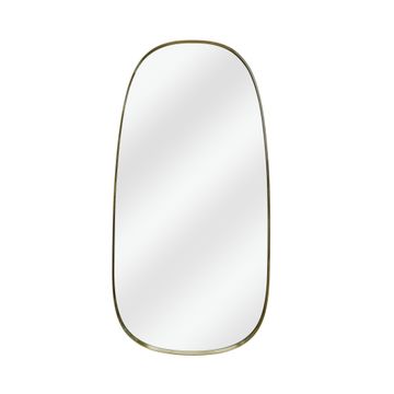 Inspire glam mirror brass 40x78cm