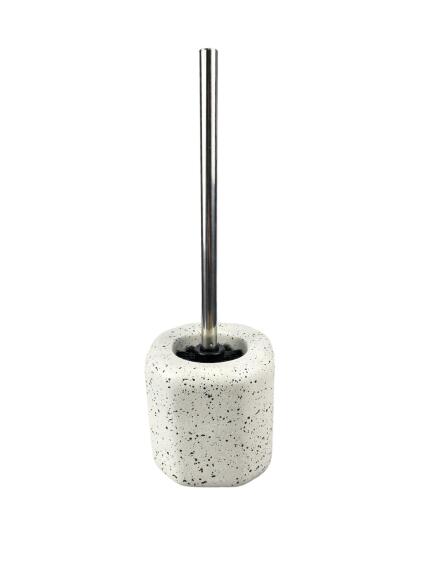 Toilet brush holder Speckle Cream