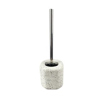 Toilet brush holder Speckle Cream