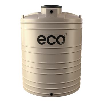 Eco Tanks Vertical Water Tank Beige 4750 Litre