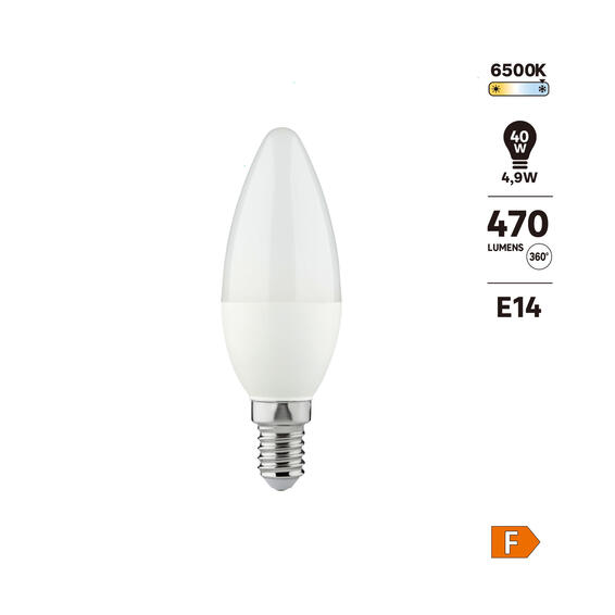New23-led c35 e14 470lm 6500k 240d 15000h cb no name