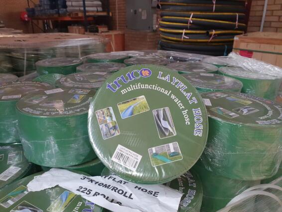 Hose Pipe Layflat TRUCO PVC Green 50mmx10m