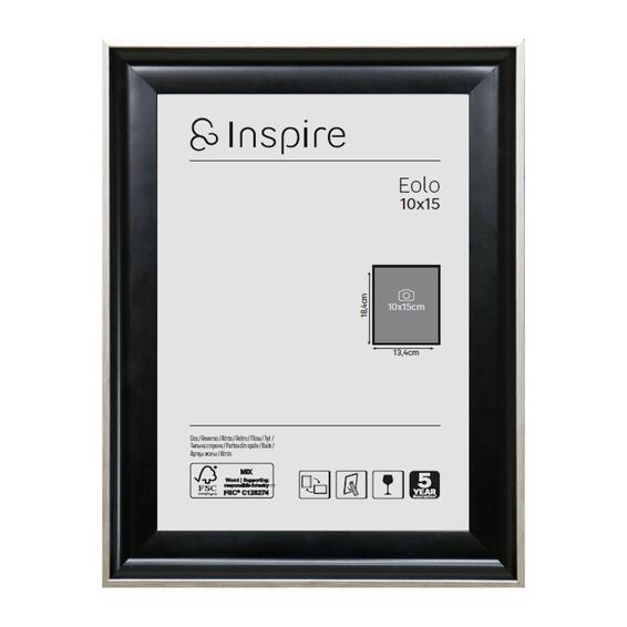 Inspire eolo frame black 10x15cm