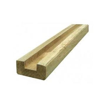 Post Wooden Half Grooved 45 mm X 90 mm X 2400 mm