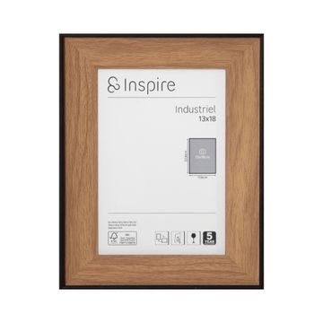 Inspire industriel frame walnut 13x18cm