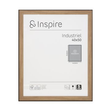 Inspire industriel frame walnut 40x50cm