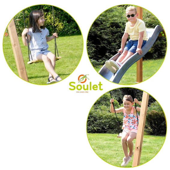 Soulet Noumea Playground Swing Set 273cmx313cmx236cm | LEROY