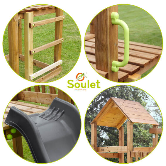 Soulet Noumea Playground Swing Set 273cmx313cmx236cm | LEROY