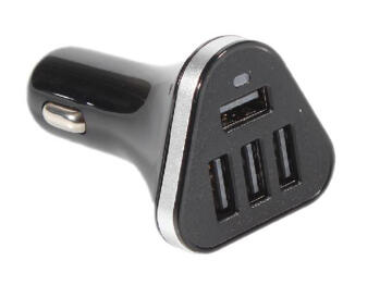 Car charger with 4 USB port for all passengers