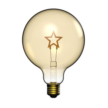 Lexman  g125 e27 led decorative light bulb warm white 2.5w 