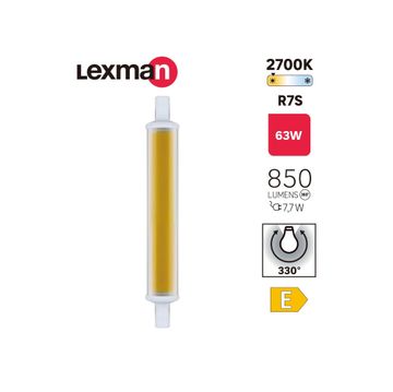 LED FIL BULB R7S J118 7.7W 850LM WW CL