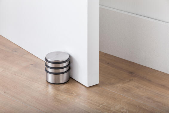 Door Stop Round Stainless Steel 1.1kg