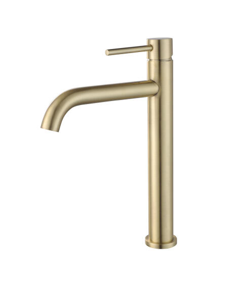 Basin Mixer Tap High Stylet Gold