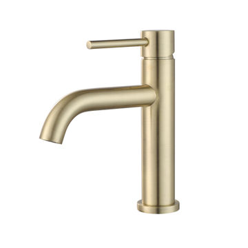 Bijiou stylet basin mixer gold w6cm x h26.5cm x d21cm