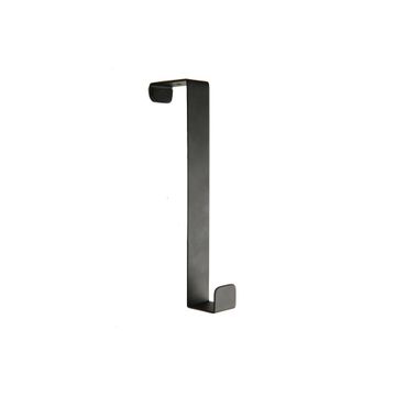 Spaceo over the door hook black h180mmxd1.5mmxw25mm