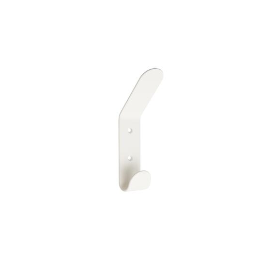 Spaceo neo double hook metal white