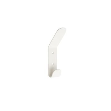 Spaceo neo double hook metal white
