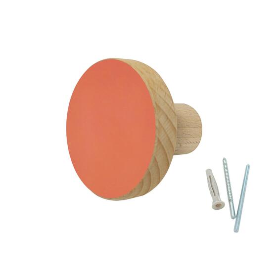Spaceo round hook orange h60mmxd47mmxw60mm