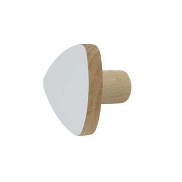 Spaceo smile triangle hook white h63mxd61mmxw47mm
