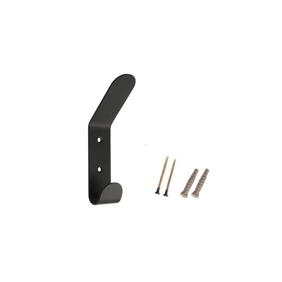 Spaceo neo double hook metal black