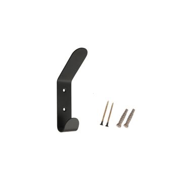 Spaceo neo double hook metal black