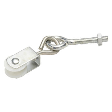 Piton pulley zinc plated nylon wheel 20mm 10kg for 6.5mm cord standers