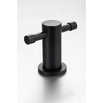 Bathrobe Hook Demola Double Black Gio