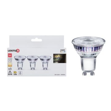 Lexman  gu10 led general light bulb cool white 4.8w