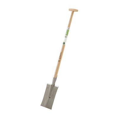 Geolia Stainless Steel Spade Wooden T-Handle 100cm