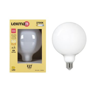 Lexman  g125 e27 led general light bulb warm white 13.5w