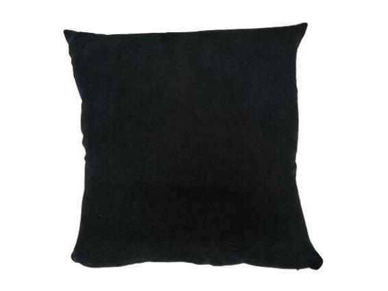 Corduroy cushion black 45x45cm