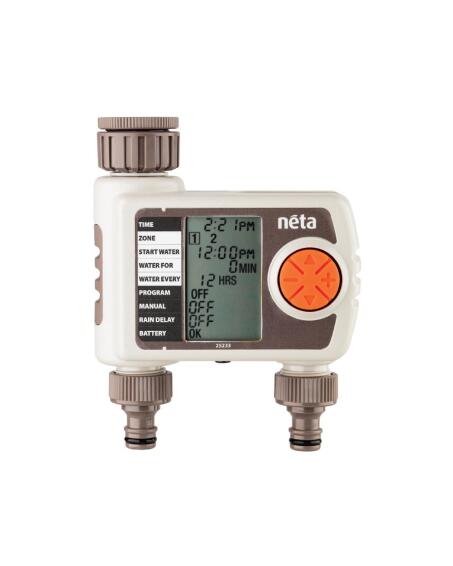 Neta electronic tap water timer 2 zones