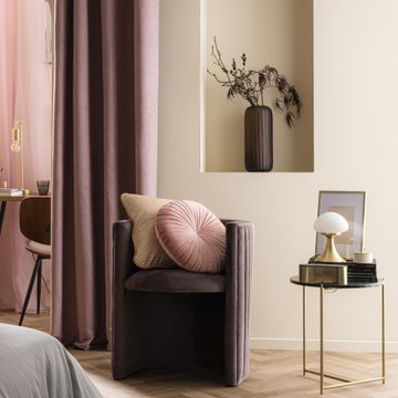 Inspire brushed brass bedside lamp