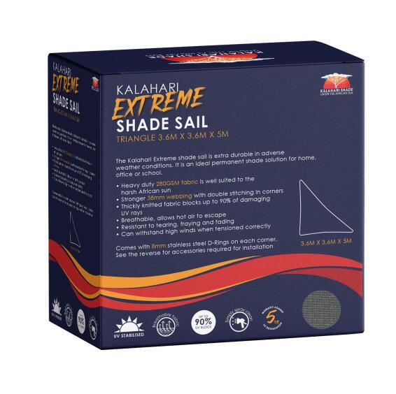 KALAHARI EXTREME 3.6M TRIANGLE GRAPHITE