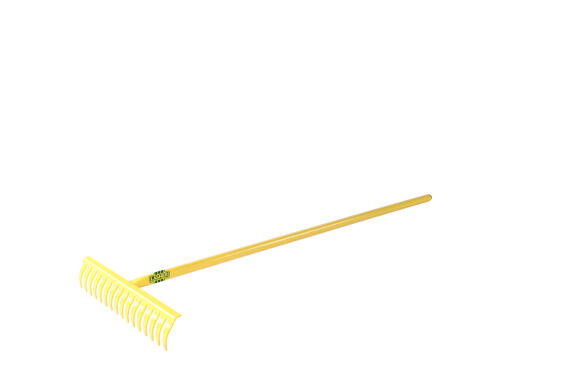 Rake, Metal Garden Rake, 16 Tooth, LASHER