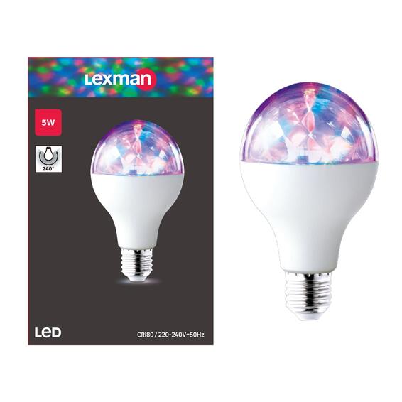 Lexman led light bulb disco e27 5w